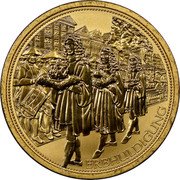 Austria 100 Euro The Crown of Archduke Rudolf IV 2009 Proof KM# 3181 ERBHULDIGUNG coin reverse