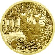Austria 100 Euro Wildlife in our sights - The Red Deer 2013 Proof KM# 3225 coin reverse Austria 100 Euro Wildlife in our sights - The Red Deer 2013 Proof KM# 3225 coin reverse