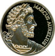 Austria 100 Schilling Marcus Aurelius 2000 Proof KM# 3069 MARCUS AURELIUS coin reverse