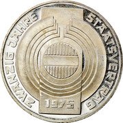 Austria 100 Schilling 20th Anniversary - State Treaty 1975 Special Unc KM# 2924 STAATSVERTRAG ZWANZIG JAHRE  1975 coin reverse Austria 100 Schilling 20th Anniversary - State Treaty 1975 Special Unc KM# 2924 STAATSVERTRAG ZWANZIG JAHRE  1975 coin reverse