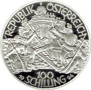 Austria 100 Schilling Erzherzog Johann 1994 Proof KM# 3020 ERZHERZOG JOHANN 1782 1859 coin obverse Austria 100 Schilling Erzherzog Johann 1994 Proof KM# 3020 ERZHERZOG JOHANN 1782 1859 coin obverse