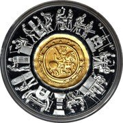 Austria 1000 Schilling 800th Anniversary of the Vienna Mint 1994 Proof KM# 3018 coin reverse Austria 1000 Schilling 800th Anniversary of the Vienna Mint 1994 Proof KM# 3018 coin reverse