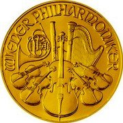 Austria 100000 Euro Vienna Philharmonic 2004 Proof KM# 3123 WIENER PHILHARMONIKER coin reverse Austria 100000 Euro Vienna Philharmonic 2004 Proof KM# 3123 WIENER PHILHARMONIKER coin reverse