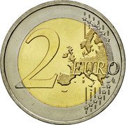 Austria 2 Euro 30th Anniversary - European Union Flag 2015 KM# 3247 2 EURO coin reverse Austria 2 Euro 30th Anniversary - European Union Flag 2015 KM# 3247 2 EURO coin reverse