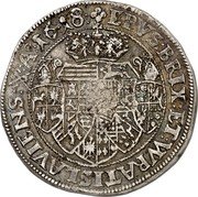 Austria 2 Thaler Charles the Posthumous 1618 KM# 17 EPVS BRIX ET WRATISLAVIENS A° 1618 coin reverse Austria 2 Thaler Charles the Posthumous 1618 KM# 17 EPVS BRIX ET WRATISLAVIENS A° 1618 coin reverse