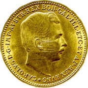 Austria 20 Corona Charles I 1918 MDCCCCXVIII KM# 2828 CAROLVS D G IMP AVSTR REX BOH GAL ILL ETC ET AP REX HVNG. coin obverse Austria 20 Corona Charles I 1918 MDCCCCXVIII KM# 2828 CAROLVS D G IMP AVSTR REX BOH GAL ILL ETC ET AP REX HVNG. coin obverse
