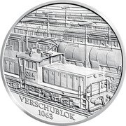 Austria 20 Euro The Railway of the Future 2009 Proof KM# 3179 TP VERSCHUBLOK 1063 coin reverse