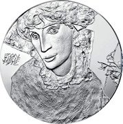 Austria 20 Euro Egon Schiele 2012 Proof KM# 3209 EGON SCHIELE 1912 coin reverse Austria 20 Euro Egon Schiele 2012 Proof KM# 3209 EGON SCHIELE 1912 coin reverse