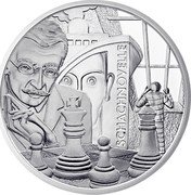 Austria 20 Euro Stefan Zweig 2013 Proof KM# 3219 SCHACHNOVELLE coin reverse Austria 20 Euro Stefan Zweig 2013 Proof KM# 3219 SCHACHNOVELLE coin reverse