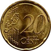 Austria 20 Euro Cent Belvedere Palace 2024 BU KM# 3140 20 EURO CENT coin reverse Austria 20 Euro Cent Belvedere Palace 2024 BU KM# 3140 20 EURO CENT coin reverse