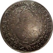 Austria 20 Kreuzer (Joseph II) KM# 2067.1 20 VIRTUTE ET EXEMPLO coin reverse Austria 20 Kreuzer (Joseph II) KM# 2067.1 20 VIRTUTE ET EXEMPLO coin reverse