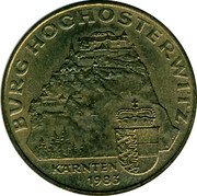 Austria 20 Schilling (Hochosterwitz Castle.) KM# 2960.2 BURG HOCHOSTERWITZ KÄRNTEN 1983 coin reverse Austria 20 Schilling (Hochosterwitz Castle.) KM# 2960.2 BURG HOCHOSTERWITZ KÄRNTEN 1983 coin reverse