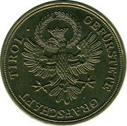 Austria 20 Schilling (States of Austria - Tyrol) KM# 2988.1 GEFÜRSTETE GRAFTSCHAFT TIROL coin reverse Austria 20 Schilling (States of Austria - Tyrol) KM# 2988.1 GEFÜRSTETE GRAFTSCHAFT TIROL coin reverse