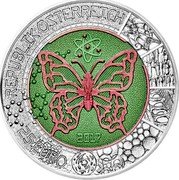 Austria 25 Euro Microcosmos 2017 Special Unc KM# 3272 REPUBLIK ÖSTERREICH 2017 25 EURO coin obverse Austria 25 Euro Microcosmos 2017 Special Unc KM# 3272 REPUBLIK ÖSTERREICH 2017 25 EURO coin obverse