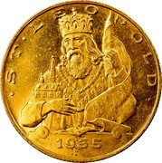 Austria 25 Schilling Saint Leopold 1935 Prooflike KM# 2856 · OESTERREICH · 25 SCHILLING coin obverse Austria 25 Schilling Saint Leopold 1935 Prooflike KM# 2856 · OESTERREICH · 25 SCHILLING coin obverse