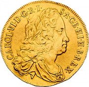 Austria 3 Ducat Karl VI Vienna 1738 KM# 1657 CAROL VI D G R I S A GE HI H B REX coin obverse