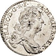 Austria 3 Kreuzer Francis I 1752 WI KM# 2015.1 FRANC D G R I S A GE IER REX coin obverse Austria 3 Kreuzer Francis I 1752 WI KM# 2015.1 FRANC D G R I S A GE IER REX coin obverse