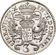 Austria 3 Kreuzer Francis I 1752 WI KM# 2015.1 IN TE DOMINE SPERAVI coin reverse Austria 3 Kreuzer Francis I 1752 WI KM# 2015.1 IN TE DOMINE SPERAVI coin reverse