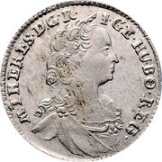 Austria 3 Kreuzer Maria Theresa 1765 KB KM# 2016.2 M THERES D G R IMP GE HU BO REG coin obverse Austria 3 Kreuzer Maria Theresa 1765 KB KM# 2016.2 M THERES D G R IMP GE HU BO REG coin obverse