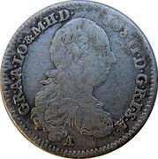 Austria 3 Kreuzer Joseph II Vienna 1779 A C-A KM# 2057.2 IOS · II · D · G · R · I · S · A · GE · REX · A · A · LO & M · H · D · A coin obverse Austria 3 Kreuzer Joseph II Vienna 1779 A C-A KM# 2057.2 IOS · II · D · G · R · I · S · A · GE · REX · A · A · LO & M · H · D · A coin obverse