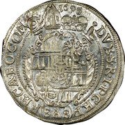 Austria 3 Kreuzer Karl II von Liechtenstein 1695 KM# 227.5 DVX S R I PCHP (SAS) RB CA BO COM 1695 coin reverse Austria 3 Kreuzer Karl II von Liechtenstein 1695 KM# 227.5 DVX S R I PCHP (SAS) RB CA BO COM 1695 coin reverse
