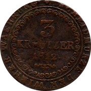 Austria 3 Kreuzer Franz I 1812 O KM# 2116 SCHEIDMÜNZE DER WIENER WAEHRUNG· 3 KREUTZER 1812 coin reverse Austria 3 Kreuzer Franz I 1812 O KM# 2116 SCHEIDMÜNZE DER WIENER WAEHRUNG· 3 KREUTZER 1812 coin reverse