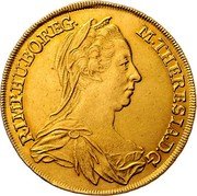 Austria 4 Ducat Maria Theresia 1778 IC-FA KM# 1871 M THERESIA D G R IMP HU BO REG coin obverse