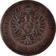Austria 4 Kreuzer Franz Joseph I 1864 B KM# 2194 K·K·OESTERREICHISCHE SCHEIDEMÜNZE coin obverse Austria 4 Kreuzer Franz Joseph I 1864 B KM# 2194 K·K·OESTERREICHISCHE SCHEIDEMÜNZE coin obverse