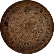 Austria 5/10 Kreuzer Franz Joseph I small eagle 1860 A KM# 2182 K·K·OESTERREICHISCHE SCHIEDEMÜNZE coin obverse Austria 5/10 Kreuzer Franz Joseph I small eagle 1860 A KM# 2182 K·K·OESTERREICHISCHE SCHIEDEMÜNZE coin obverse
