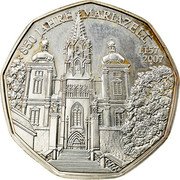 Austria 5 Euro 850 Years city Mariazell in Styria 2007 KM# 3145 5 EURO REPUBLIK ÖSTERREICH coin obverse
