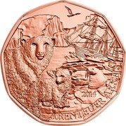 Austria 5 Euro Arctic Adventure 2014 KM# 3231 ABENTEUER ARKTIS 2014 coin reverse Austria 5 Euro Arctic Adventure 2014 KM# 3231 ABENTEUER ARKTIS 2014 coin reverse
