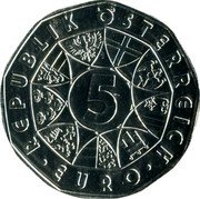 Austria 5 Euro Land of Forests 2011 Special Unc KM# 3196 5 EURO REPUBLIK ÖSTERREICH coin obverse Austria 5 Euro Land of Forests 2011 Special Unc KM# 3196 5 EURO REPUBLIK ÖSTERREICH coin obverse