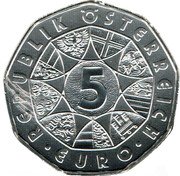 Austria 5 Euro New Year 2014 Special Unc KM# 3228a NEUJAHR 2014 coin reverse Austria 5 Euro New Year 2014 Special Unc KM# 3228a NEUJAHR 2014 coin reverse