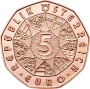 Austria 5 Euro Arctic Adventure 2014 KM# 3231 5 EURO REPUBLIK ÖSTERREICH coin obverse Austria 5 Euro Arctic Adventure 2014 KM# 3231 5 EURO REPUBLIK ÖSTERREICH coin obverse