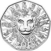 Austria 5 Euro 650th Anniversary of the Austrian National Library 2018 Special Unc KM# 3277a 2018 coin reverse