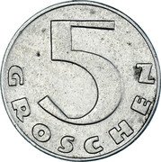 Austria 5 Groschen Cross 1936 KM# 2846 5 GROSCHEN coin reverse Austria 5 Groschen Cross 1936 KM# 2846 5 GROSCHEN coin reverse