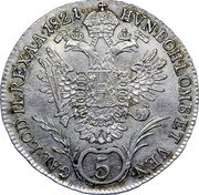 Austria 5 Kreuzer (Franz I) KM# 2123 HUN·BOH·LOMB ET VEN· GAL·LOD·IL·REX·A·A·1821 5 coin reverse Austria 5 Kreuzer (Franz I) KM# 2123 HUN·BOH·LOMB ET VEN· GAL·LOD·IL·REX·A·A·1821 5 coin reverse