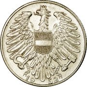 Austria 5 Schilling Osterreich Republik Reform 1952 Proof KM# 2879 19 57 coin reverse Austria 5 Schilling Osterreich Republik Reform 1952 Proof KM# 2879 19 57 coin reverse