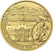 Austria 50 Euro Ignaz Philipp Semmelweis-Medicine 2008 Proof KM# 3153 ALLGEMEINES KRANKENHAUS WIEN coin reverse Austria 50 Euro Ignaz Philipp Semmelweis-Medicine 2008 Proof KM# 3153 ALLGEMEINES KRANKENHAUS WIEN coin reverse