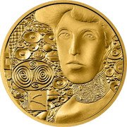 Austria 50 Euro Adele Bloch-Bauer 2012 Proof KM# 3213 K coin reverse