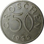 Austria 50 Groschen Shield 1935 KM# 2854 GROSCHEN 50 1935 coin reverse Austria 50 Groschen Shield 1935 KM# 2854 GROSCHEN 50 1935 coin reverse
