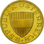 Austria 50 Groschen Coat of Arms - Heraldic 1981 Proof KM# 2885 REPUBLIK ÖSTERREICH coin obverse Austria 50 Groschen Coat of Arms - Heraldic 1981 Proof KM# 2885 REPUBLIK ÖSTERREICH coin obverse