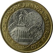 Austria 50 Schilling Last Schilling 2001 KM# 3076 SCHILLING·16.JUNI 1924-28.FEBRUAR 2002 2001 coin reverse Austria 50 Schilling Last Schilling 2001 KM# 3076 SCHILLING·16.JUNI 1924-28.FEBRUAR 2002 2001 coin reverse