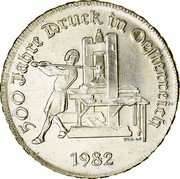 Austria 500 Schilling 500 Years of Austrian Printing 1982 KM# 2957 500 SCHILLING REPUBLIK ÖSTERREICH coin obverse Austria 500 Schilling 500 Years of Austrian Printing 1982 KM# 2957 500 SCHILLING REPUBLIK ÖSTERREICH coin obverse
