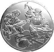 Austria 500 Schilling Schattenburg Castle 2001 KM# 3080 coin reverse