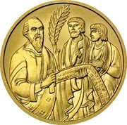 Austria 500 Schilling 2000 Years of Christianity 2001 Proof KM# 3074 coin reverse
