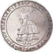 Austria 500 Schilling Centennial - Death of Fanny Elssler) 1984 KM# 2969 500 SCHILLING REPUBLIK ÖSTERREICH coin obverse Austria 500 Schilling Centennial - Death of Fanny Elssler) 1984 KM# 2969 500 SCHILLING REPUBLIK ÖSTERREICH coin obverse