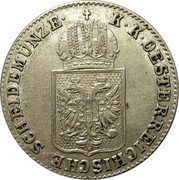 Austria 6 Kreuzer (Ferdinand I) KM# 2199 SCHEIDEMUNZE K.K. OESTERREICHISCHE coin obverse Austria 6 Kreuzer (Ferdinand I) KM# 2199 SCHEIDEMUNZE K.K. OESTERREICHISCHE coin obverse