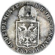Austria 6 Kreuzer Franz Joseph I 1849 C KM# 2200 K·K·OESTERREICHISCHE SCHEIDEMÜNZE· coin obverse Austria 6 Kreuzer Franz Joseph I 1849 C KM# 2200 K·K·OESTERREICHISCHE SCHEIDEMÜNZE· coin obverse