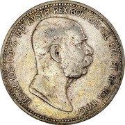 Austria Corona 60th Anniversary of the Reign of Franz Joseph I 1908 KM# 2808 FRANC·IOS·I·D·G·IMP·AVSTR·REX·BOH·GAL·ILL·ETC·ET AP·REX·HVNG coin obverse Austria Corona 60th Anniversary of the Reign of Franz Joseph I 1908 KM# 2808 FRANC·IOS·I·D·G·IMP·AVSTR·REX·BOH·GAL·ILL·ETC·ET AP·REX·HVNG coin obverse